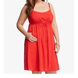Torrid red sundress. Perfect for any occasion